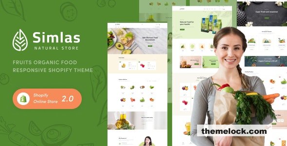 Simlas - Fruits Organic Food Responsive Shopify Theme