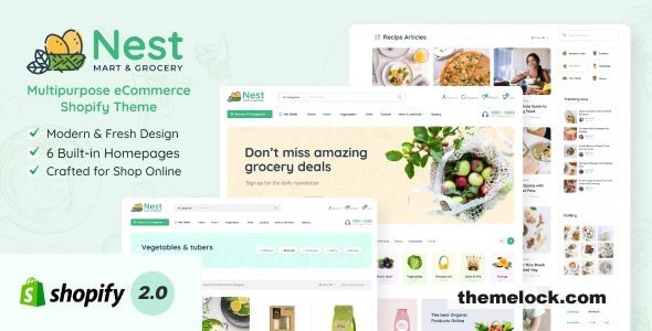 Nest v1.0.5 - Grocery Store eCommerce Shopify Theme