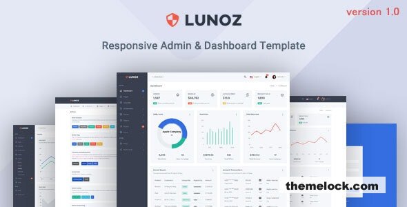 Lunoz - Admin & Dashboard Template