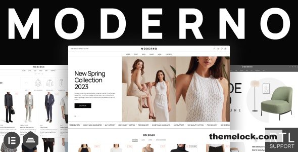 Moderno v1.6 - Fashion & Furniture Store WooCommerce Theme
