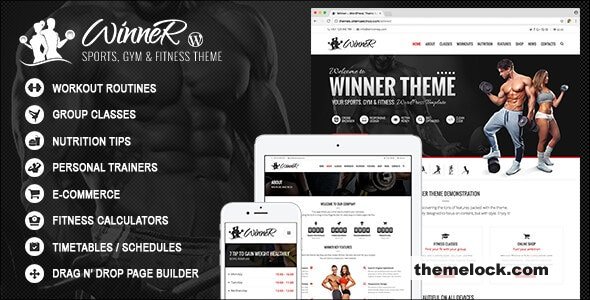 Winner v2.8 - Fitness & Gym WordPress Theme