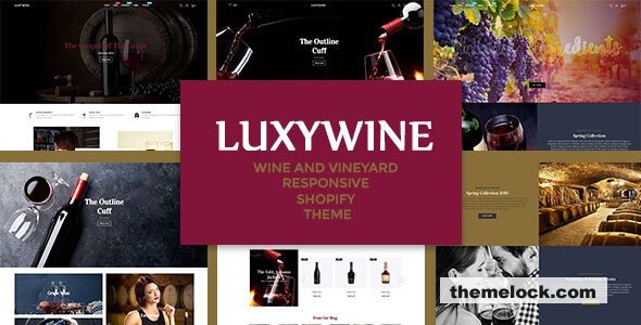 Luxywine - Wine & Vineyard Responsive Shopify Theme