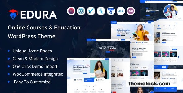 Edura v2.0.0 - Online Courses & Education WordPress Theme