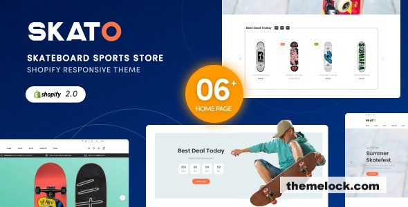 Skato v1.0.0 - Skateboard Sports Store Shopify 2.0 Theme