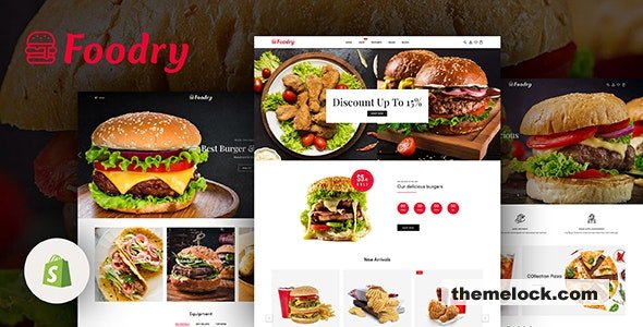 Foodry - Fast Food & Restaurant Responsive Shopify Theme