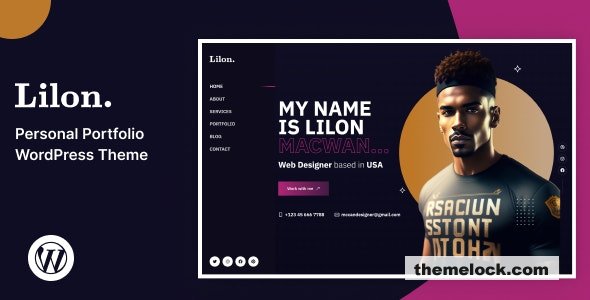 Lilon v2.0 – Personal Portfolio WordPress Theme