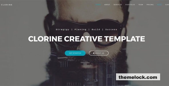 Clorine - Responsive Business Creative Portfolio Template