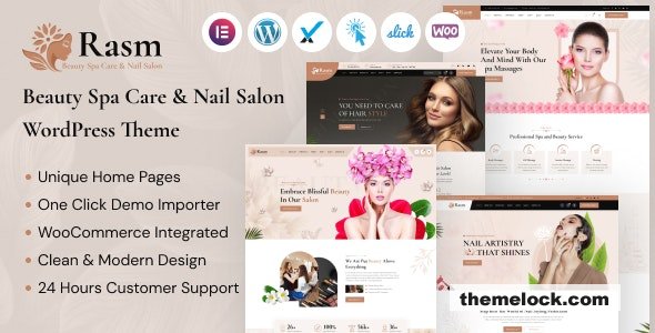 Rasm v1.0.0 – Beauty Spa Care & Nail Salon WordPress Theme