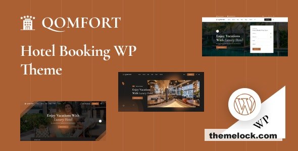 Qomfort v1.0.0 - Hotel Booking WordPress Theme