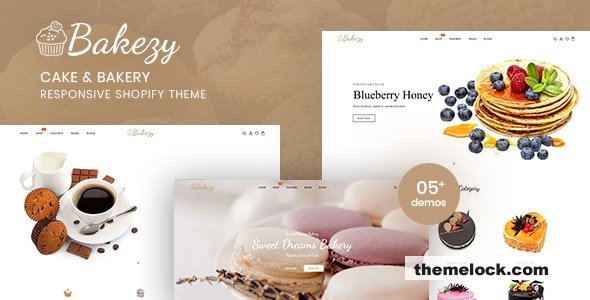 Bakezy - Cake & Bakery Responsive Shopify Theme