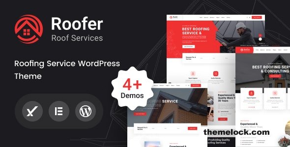 Roofer v1.0 - Roofing Services WordPress Theme + RTL