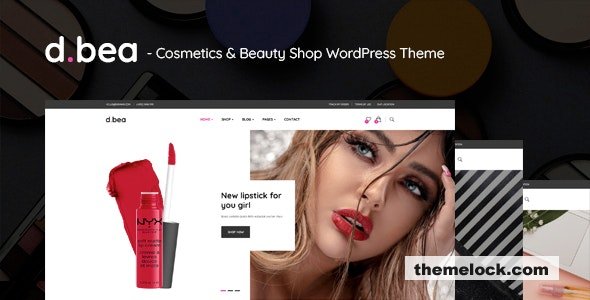 DBea v1.0 - Cosmetics & Beauty Shop WordPress Theme