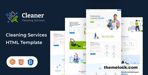 Cleaner - Cleaning Services HTML Template