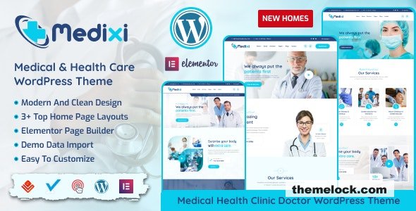 Medixi v1.1.0 - Doctor & Medical Care WordPress Theme