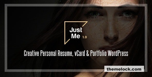 Just Me v1.0 - Creative Portfolio WordPress Theme