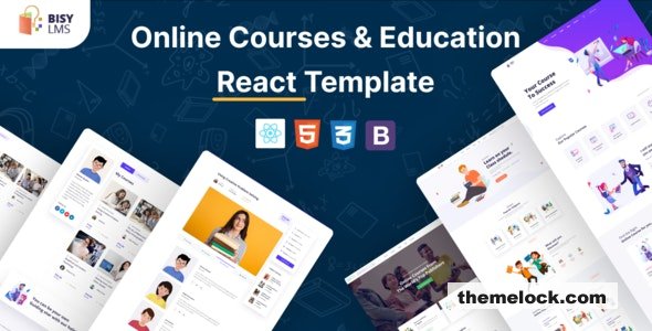 Bisy - Online Courses & Education React Template