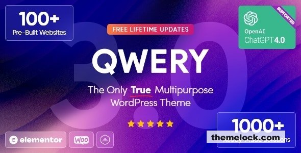Qwery v3.0 - Multi-Purpose Business WordPress Theme + RTL