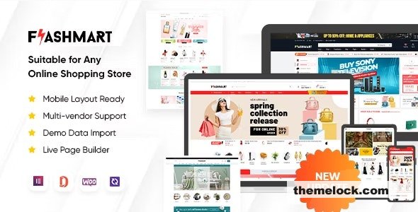 FlashMart v2.0.15 - Multipurpose Elementor WooCommerce WordPress Theme