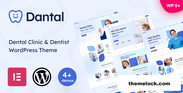 Dantal v1.0.0 - Dental Clinic & Dentist WordPress Theme