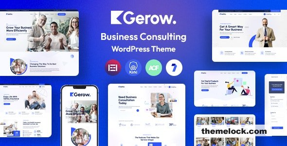 Gerow v1.0 - Business Consulting WordPress Theme