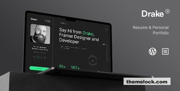 Drake v4.3.1 - Personal Portfolio Resume Theme