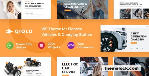 Qiolo v1.0.5 - Vehicle & EV Charging WordPress Theme