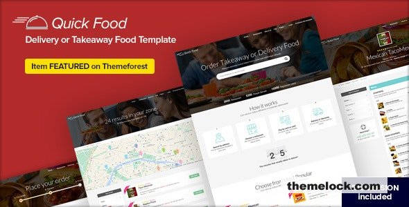 QuickFood v2.8 - Delivery or Takeaway Food Template