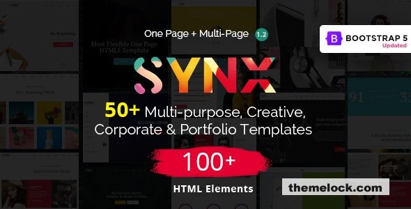 Synx - One Page Parallax