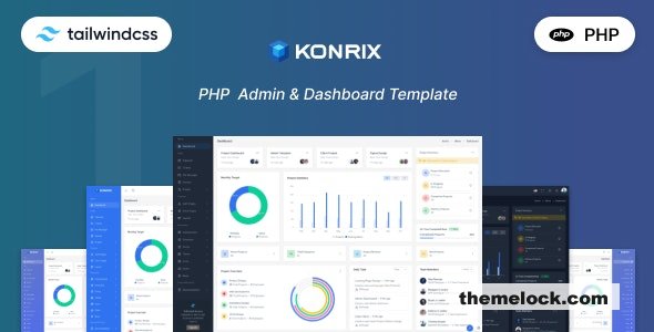 Konrix - PHP Tailwind CSS Admin & Dashboard Template