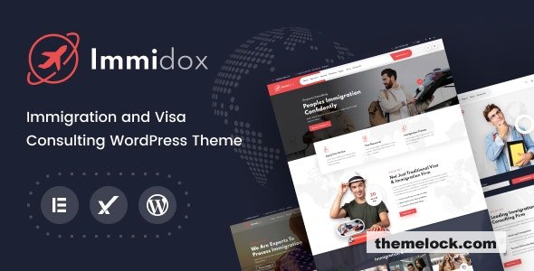 Immidox v1.0 - Immigration and Student consultancy Wordpress Theme + RTL