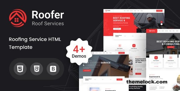 Roofer - Roofing Services HTML Template