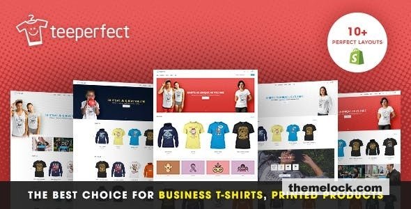 TeePerfect - Shopify theme for T-shirts business