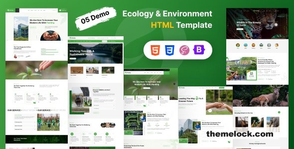 Foresty - Ecology & Environment HTML Template