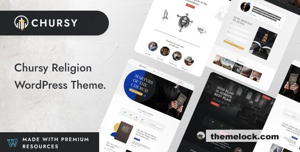 Chursy v1.0.0 - Church Religious WordPress Theme