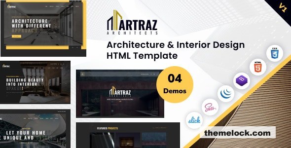 Artraz - Architecture & Interior Design HTML Template