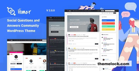 Himer v2.0.0 - Social Questions and Answers WordPress Theme