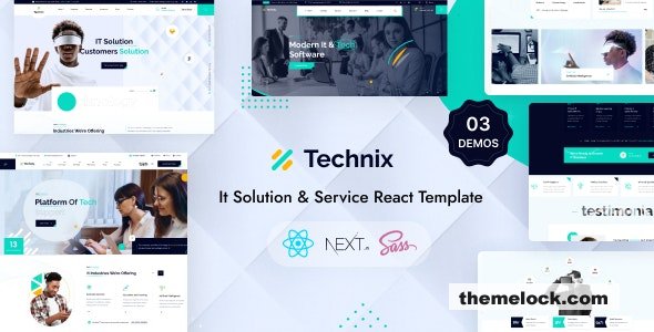 Technix - Technology & IT Solutions React Next js Template