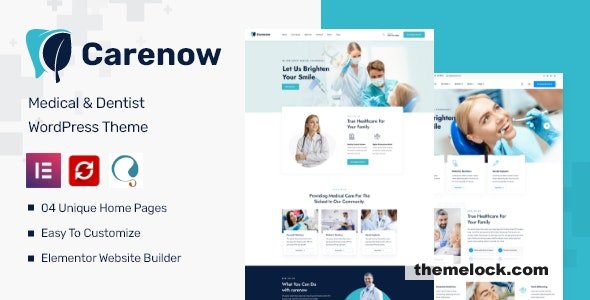 Carenow v1.1.5 – Medical & Dentist WordPress Theme