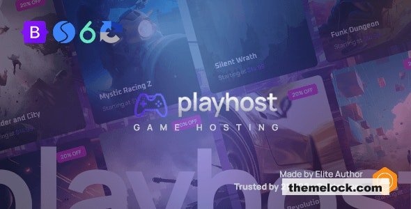 Playhost v1.0.1 - Game Hosting Server Website Template