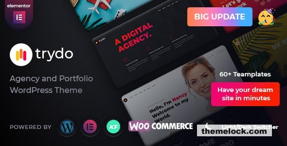 Trydo v1.5.0 - Creative Agency & Portfolio WordPress Theme
