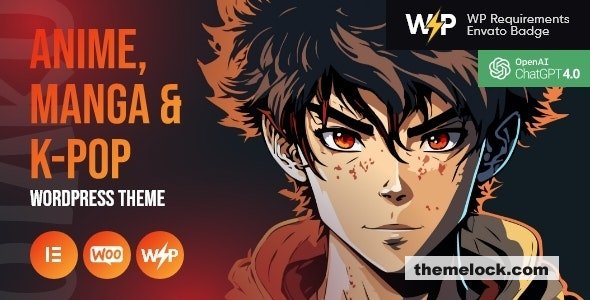 Otaku v1.0 - Anime, Manga & K-Pop WordPress Theme