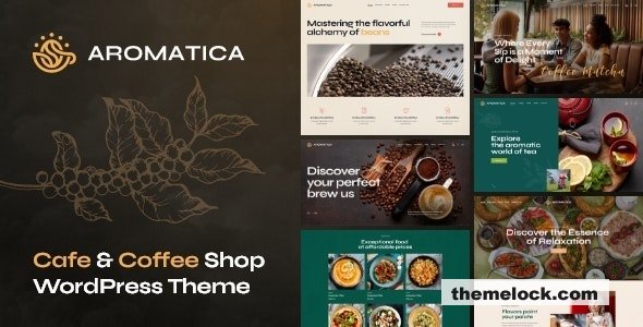 Aromatica v1.2 - Cafe & Coffee Shop WordPress Theme