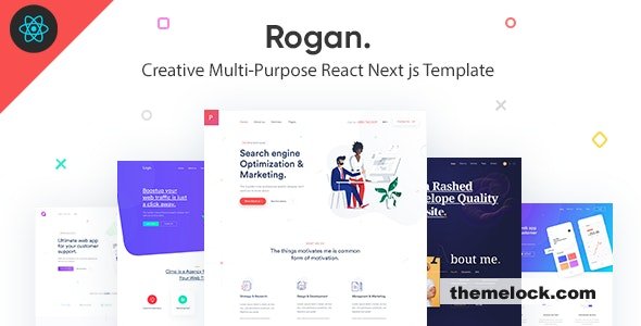 Rogan - Creative Multipurpose React Next js Template