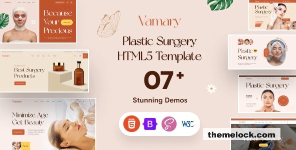 Vamary - Plastic Surgery HTML5 Template