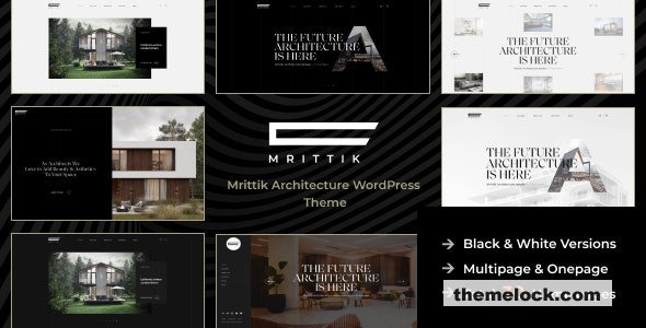 Mrittik v1.0.1 - Architecture and Interior Design Theme