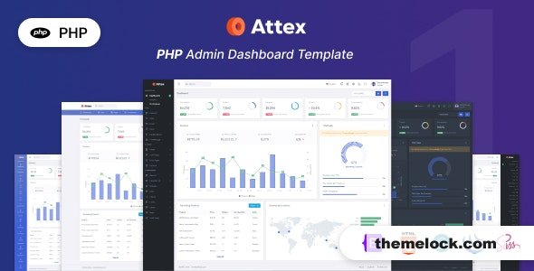 Attex - PHP Admin & Dashboard Template