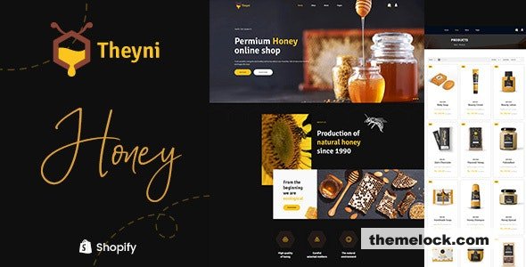 Theyni - Organic Food, Honey Shop Shopify Theme