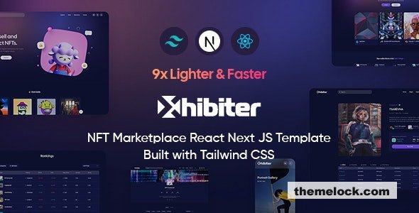 Xhibiter v1.8.0 - NFT Marketplace React NextJS Template