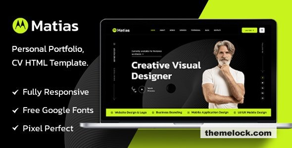 Matias - Personal Portfolio HTML Template