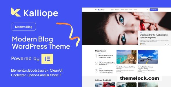 Kalliope v1.5 - Modern Blog WordPress Theme